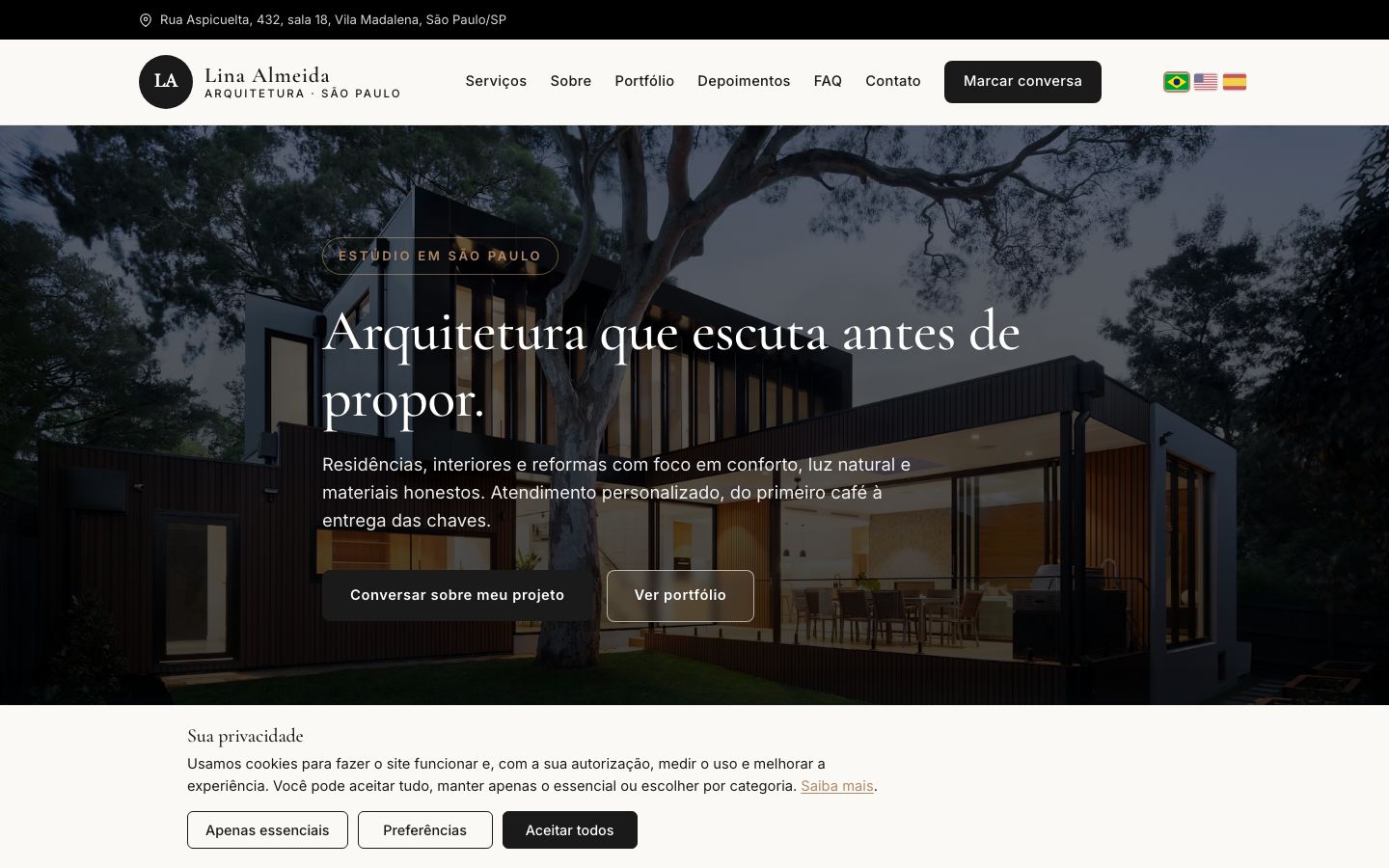 Lina Almeida — architetto indipendente